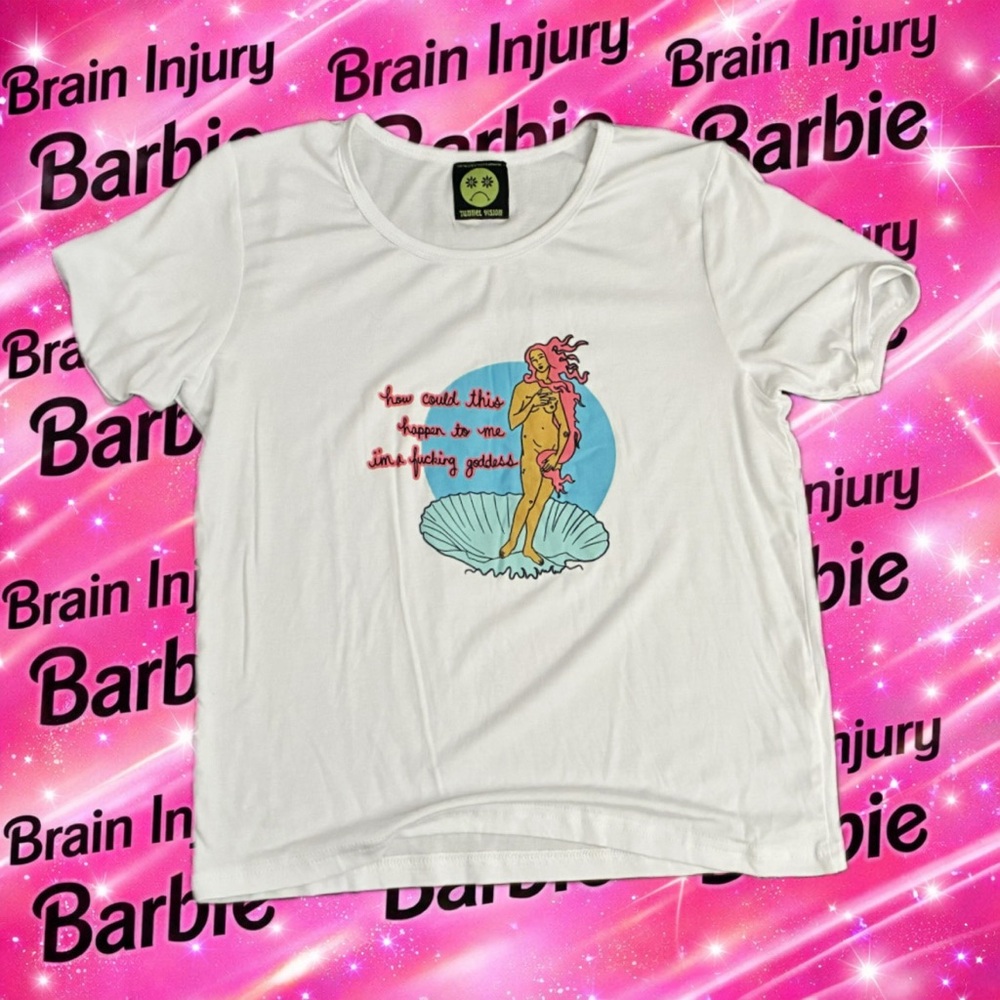 Tunnel vision baby tee